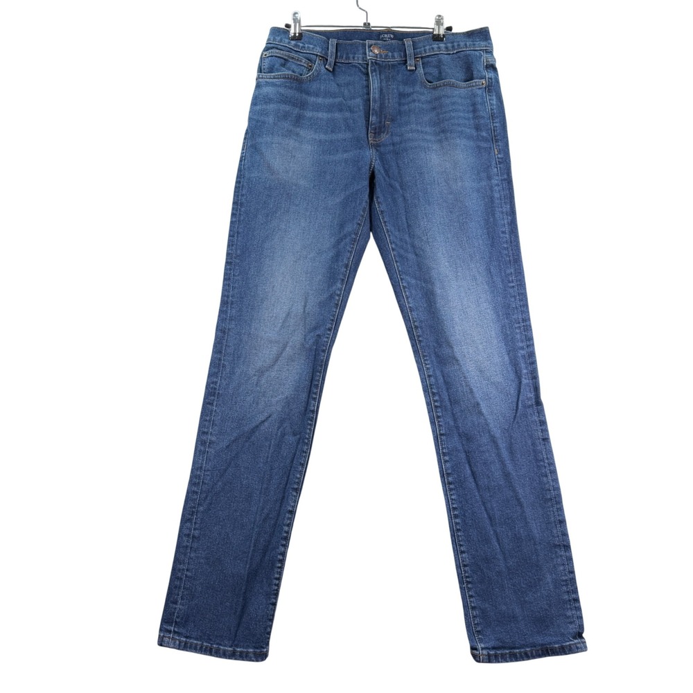 J.Crew Jeans Flex Straight Stretch 30x32 Blue Medium Wash Denim Everyday Casual